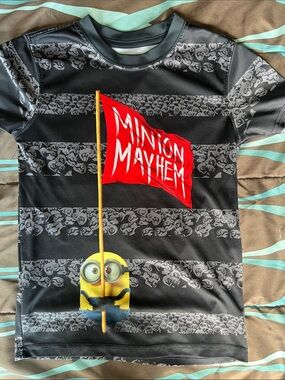 Minion Mayhem Black Graphic Kids' Tee